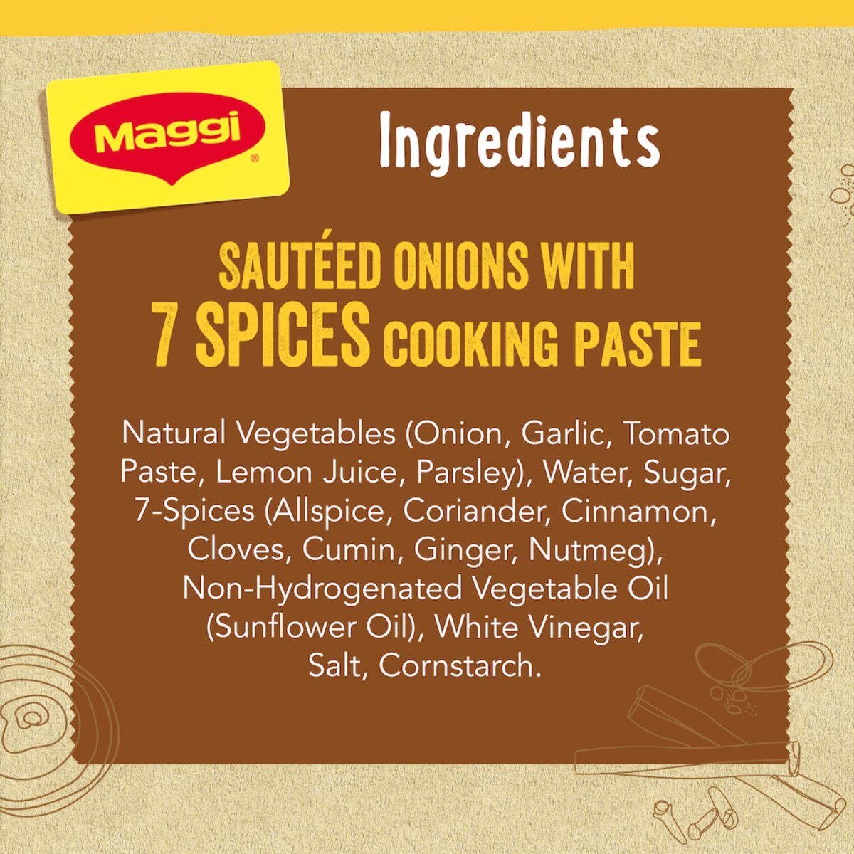 Maggi Sauteed Onions With 7 Spices Cooking Paste Value Pack 200 g