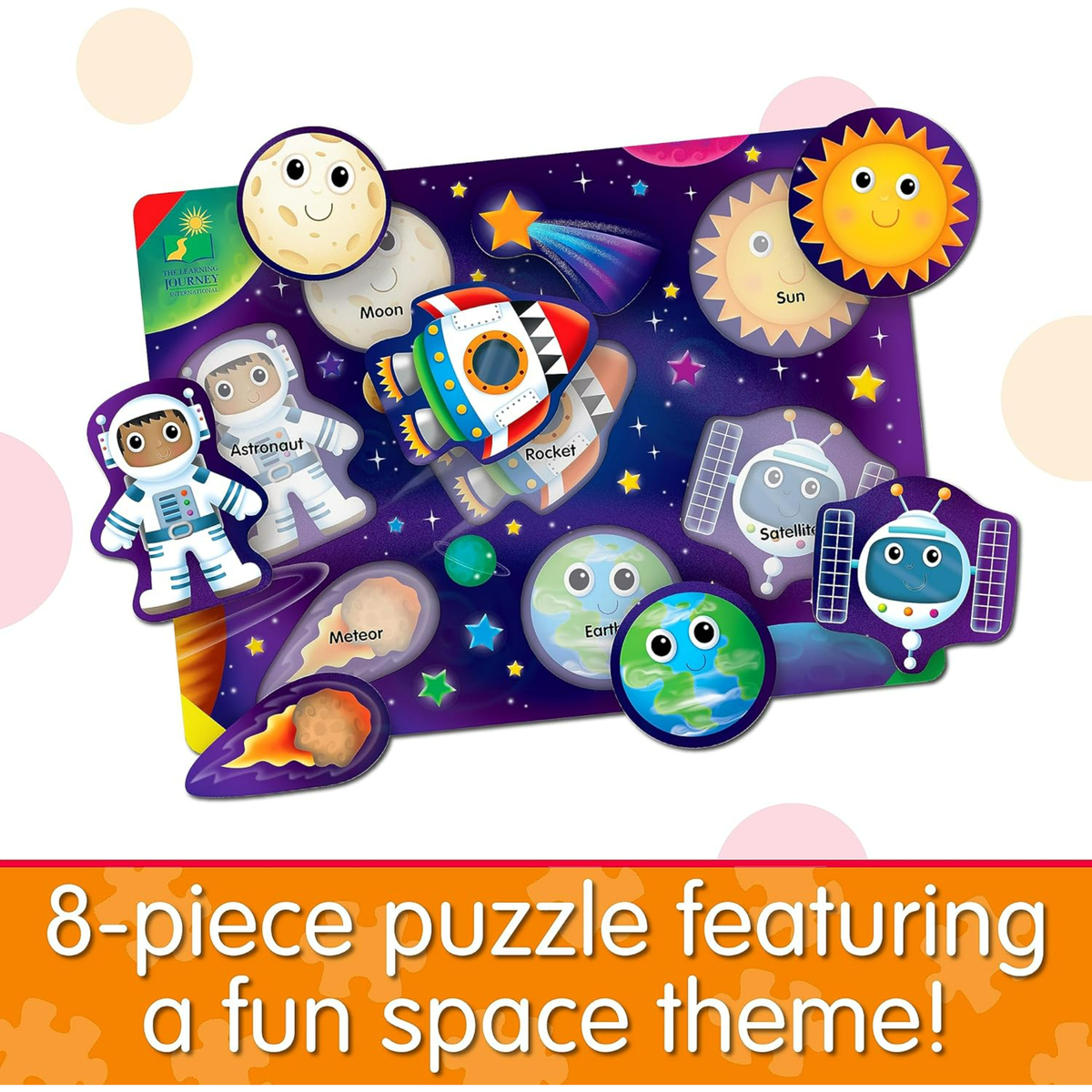 The Learning Journey My First Lift & Learn Space Puzzle, 8 pcs, Assorted, 285176