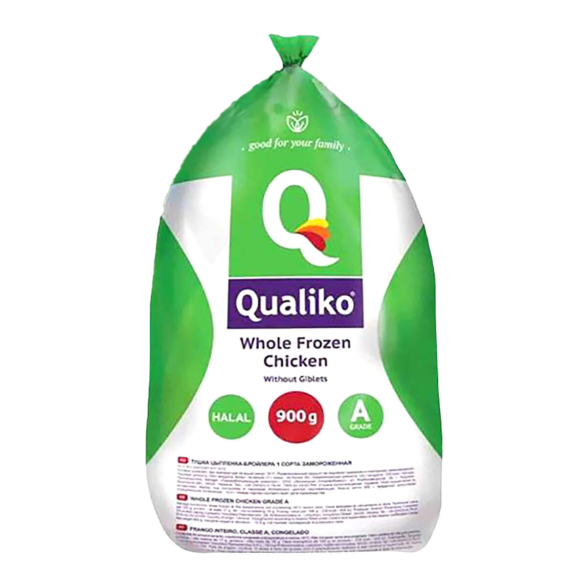 Qualiko Frozen Whole Chicken 10 x 900 g