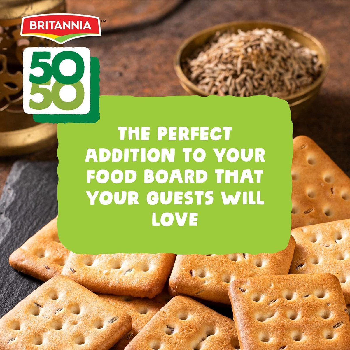 Britannia 50-50 Sweet & Salty Crackers 12 x 71 g