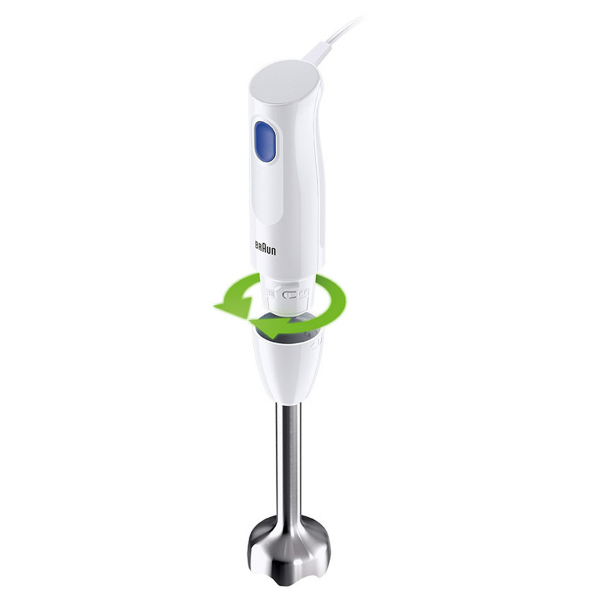 Braun Multi Quick Hand Blender, 450W, White, MQ10.001P