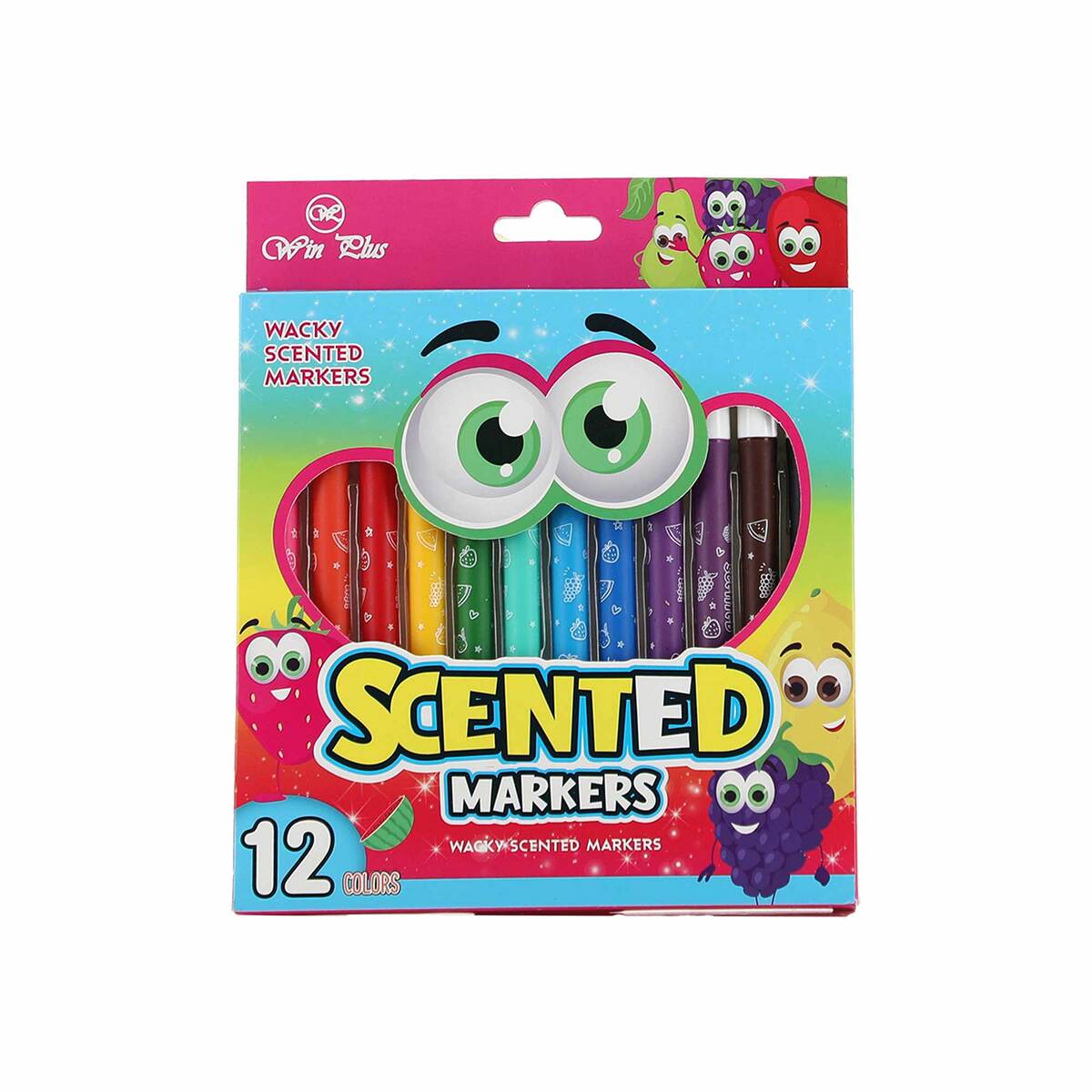 Win Plus Scented Marker 12s