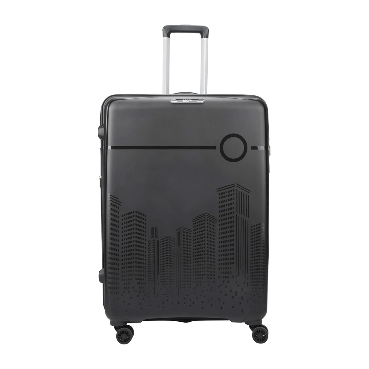 VIP Cityscape Plus 4 Wheel Hard Trolley 67cm Black