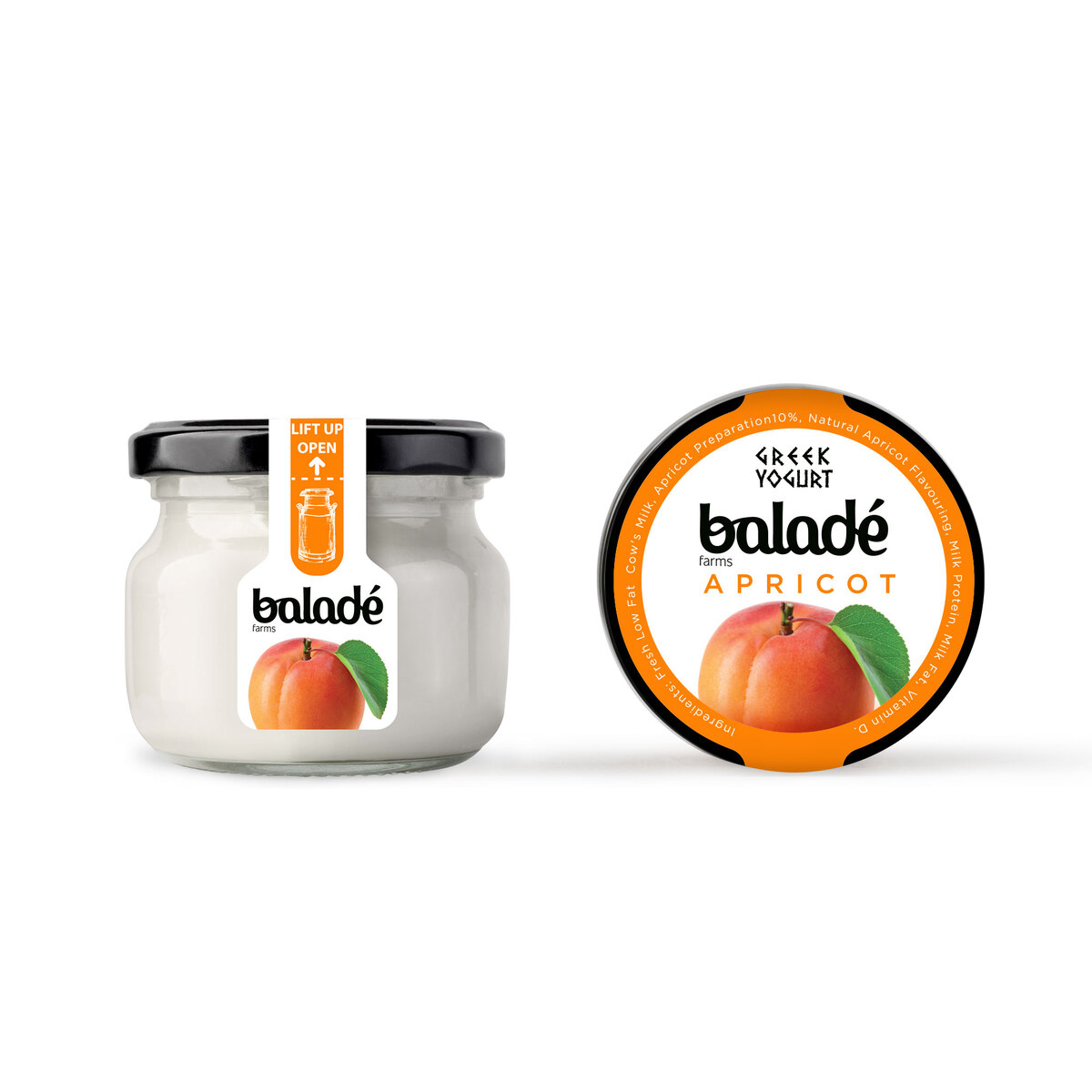 Balade Apricot Greek Yogurt Value Pack 2 x 100 g