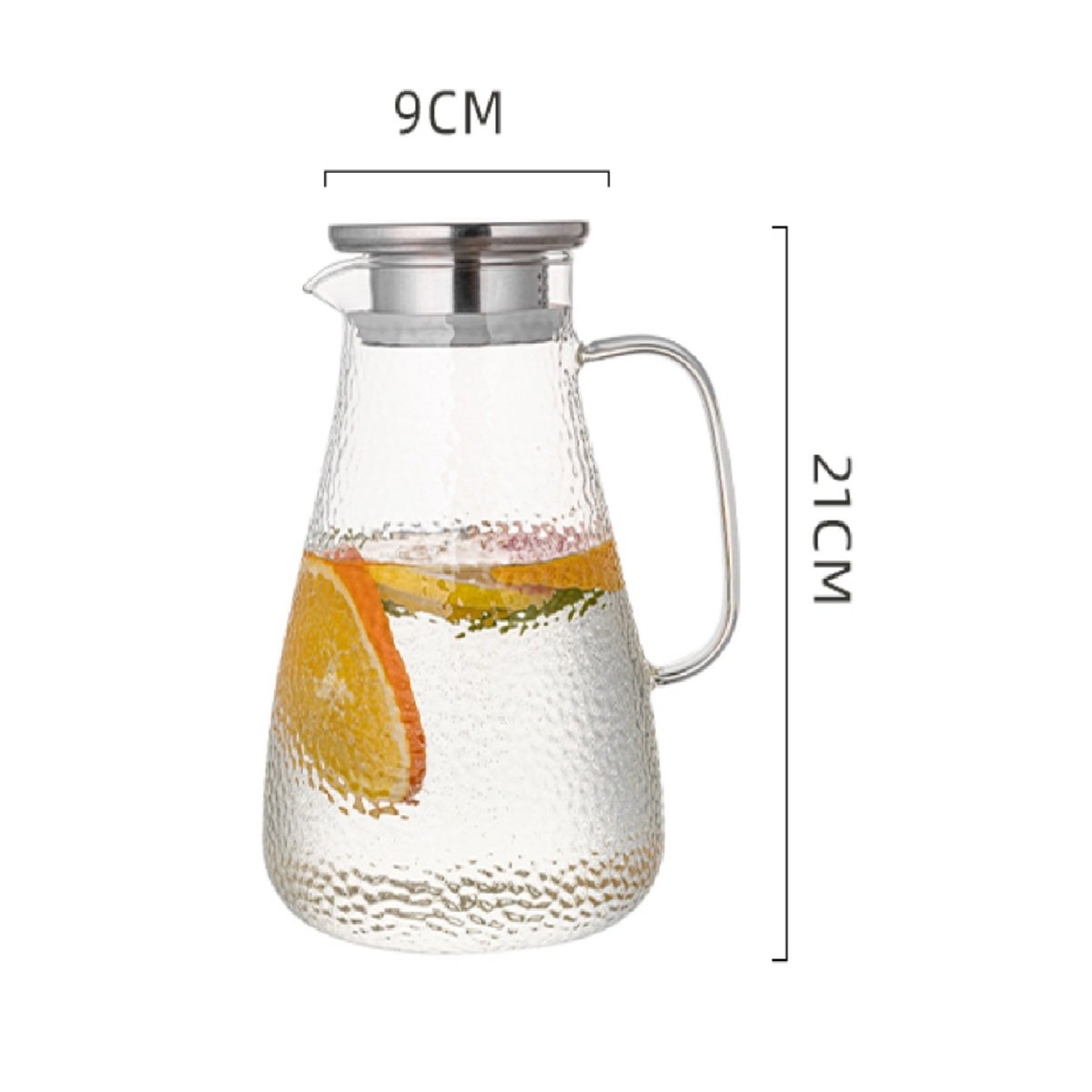 Greenapple Borosilicate Water Jug, 1.8L, GPH84A