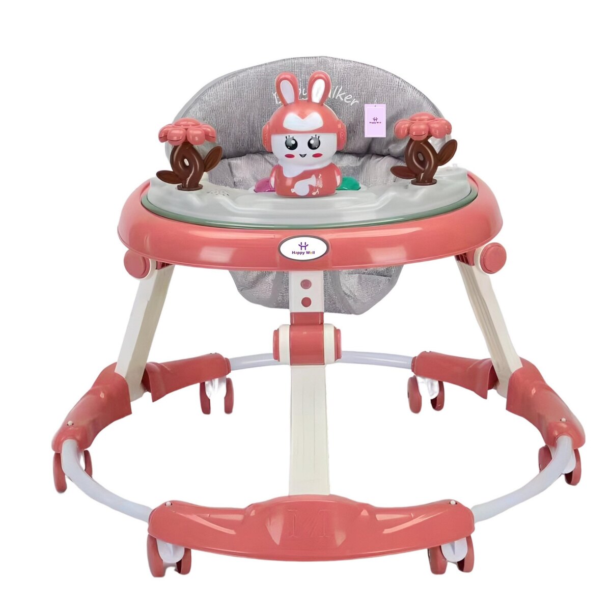 Happy Well Baby Walker Pink 619T A24