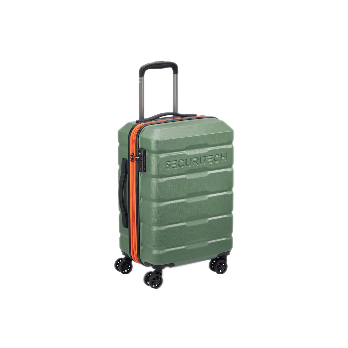 Delsey Securitech Citadel 4Wheel Hard Trolley 54cm Green