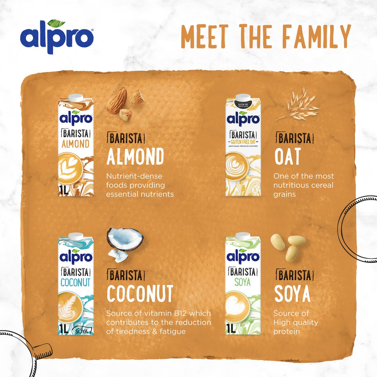 Alpro Almond Drink Barista for Professionals 1 Litre