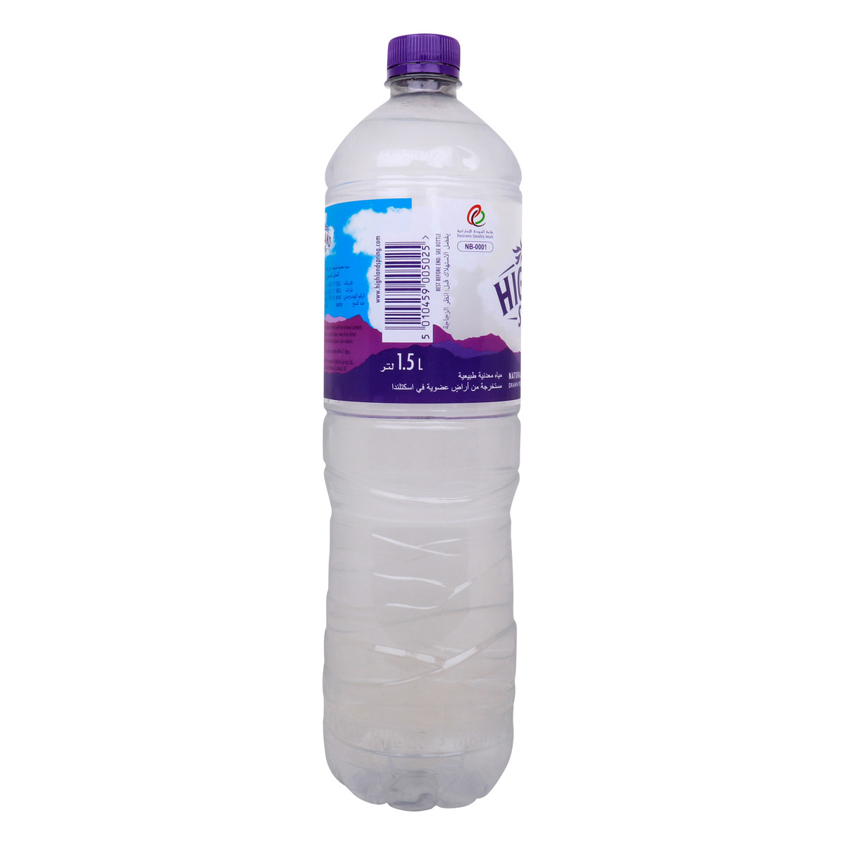 Highland Spring Natural Mineral Water 1.5 Litres