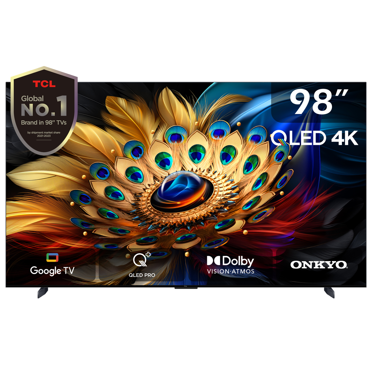 تي سي إل تلفاز QLED ذكي 4K UHD 98 بوصة، 98C655