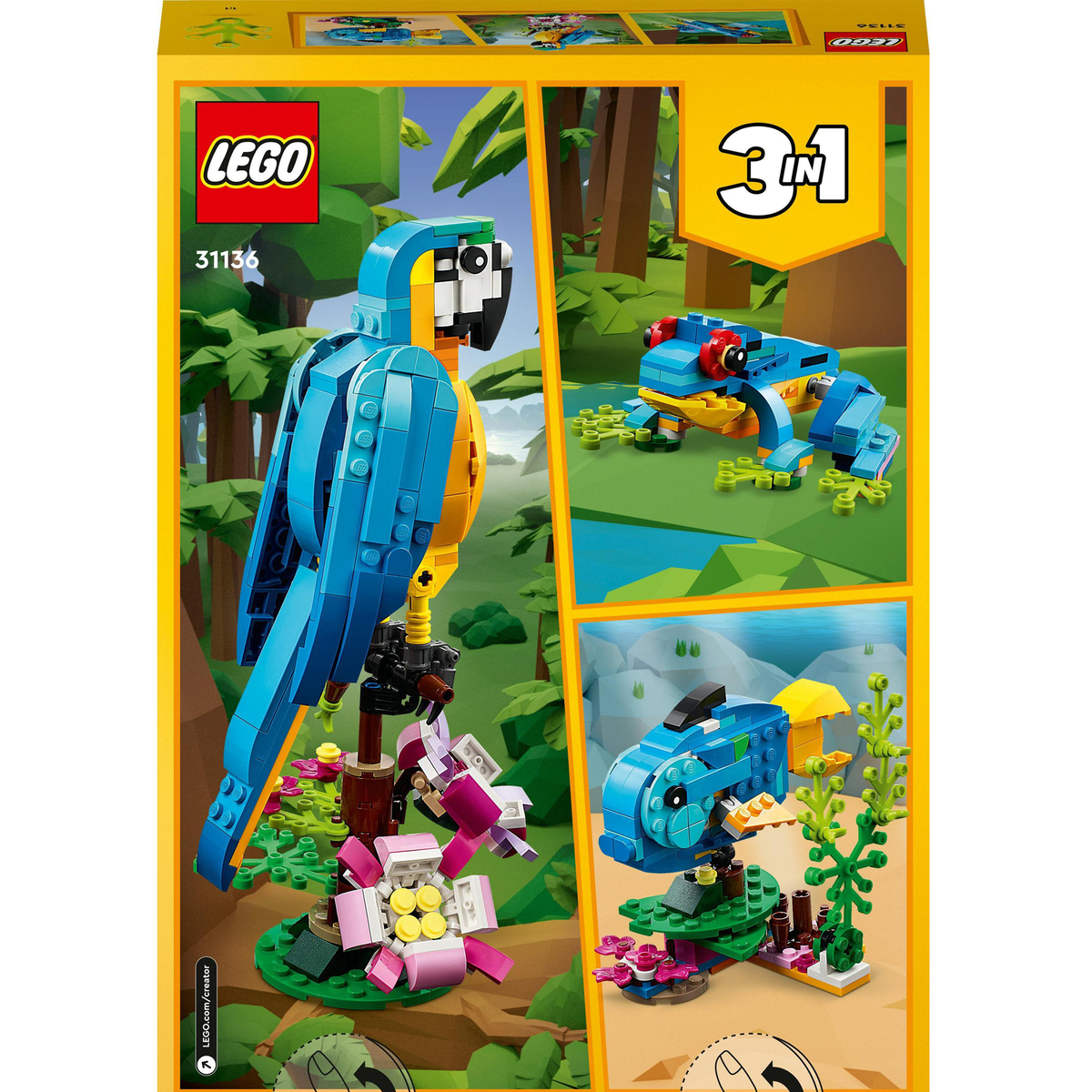 Lego Exotic Parrot 31136