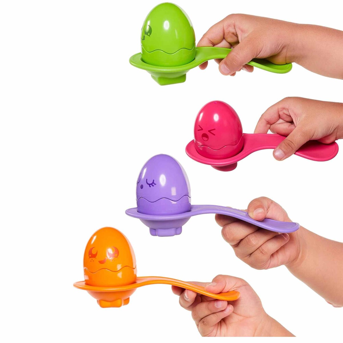 Tomy Toomies Hide & Squeak Egg & Spoon Set, Multicolor, E73082C