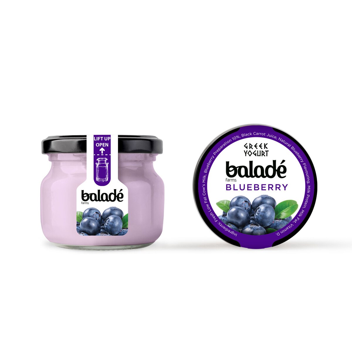 Balade Blueberry Greek Yogurt Value Pack 2 x 100 g