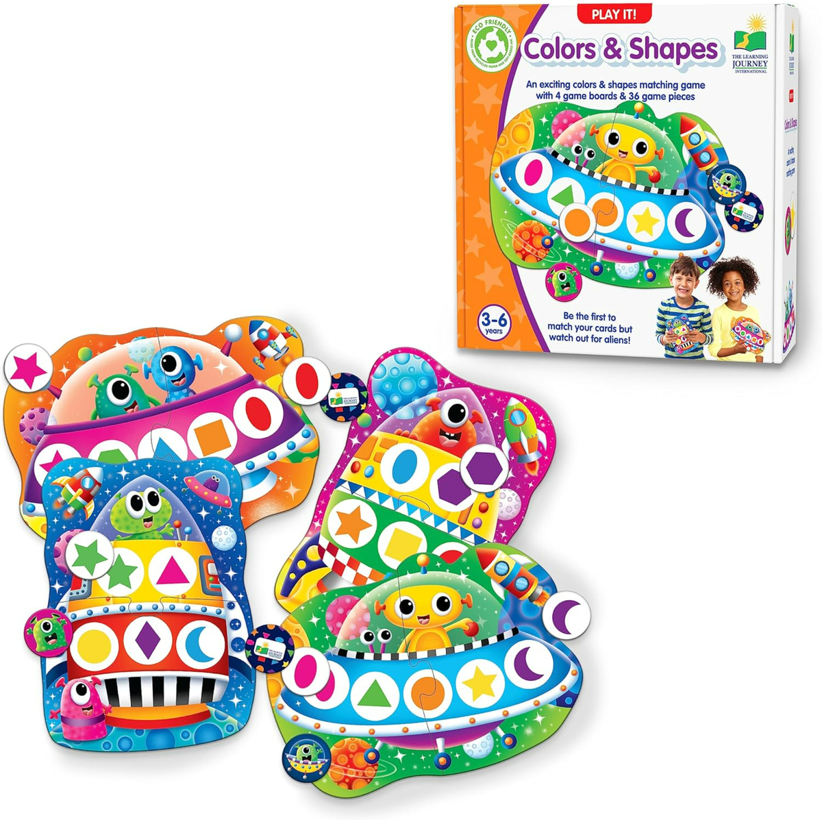 The Learning Journey Play It! Colors & Shapes, Assorted, 364291