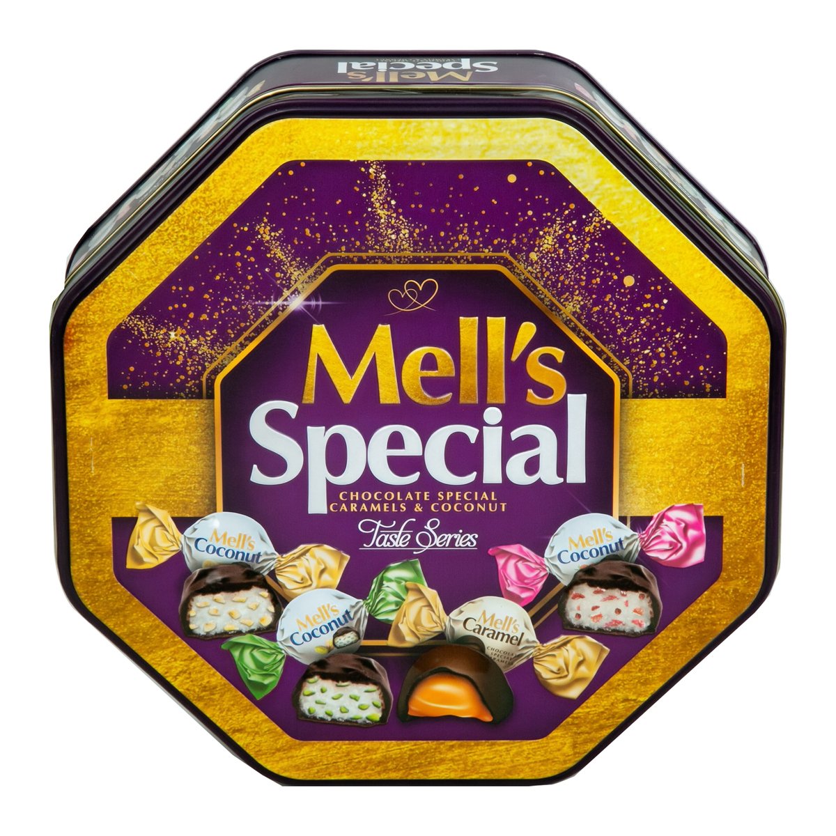 Mell's Special Caramels & Coconut Chocolate Tub 500 g