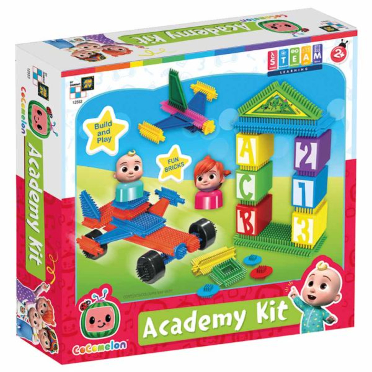 Cocomelon Academy Kit Building Blocks, Multicolour