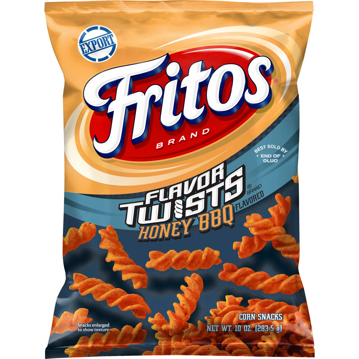 Fritolay Fritos Flavor Twists Honey BBQ Corn Snacks 283.5 g