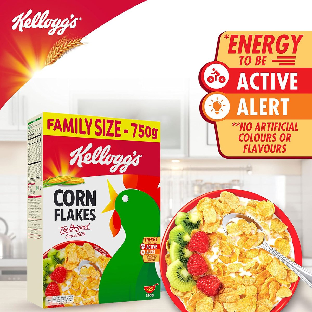 Kellogg's Corn Flakes Value Pack 750 g