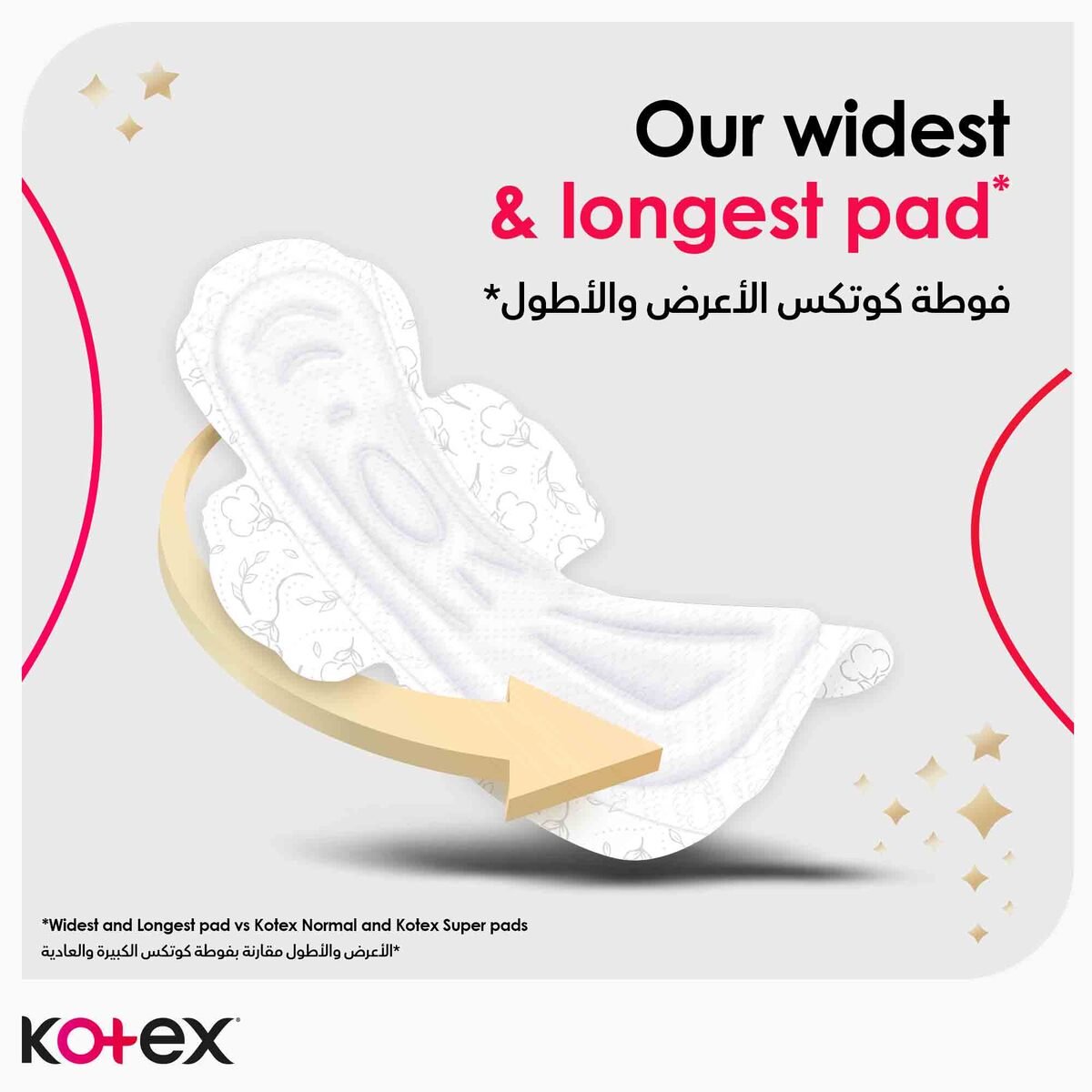 Kotex Maxi Protect Thick Overnight Protection Sanitary Pads with Wings 24 pcs