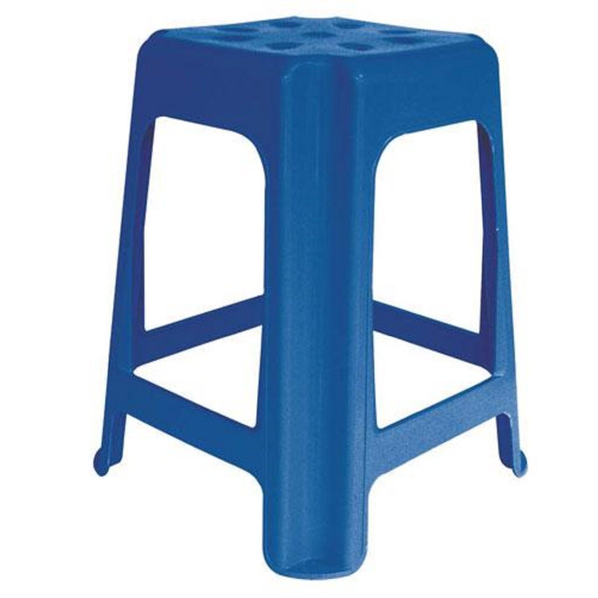 Cosmoplast Plastic High Stool 400519 Assorted Colors IFHHCH166 L 37 x W 37 x Ht 46cm