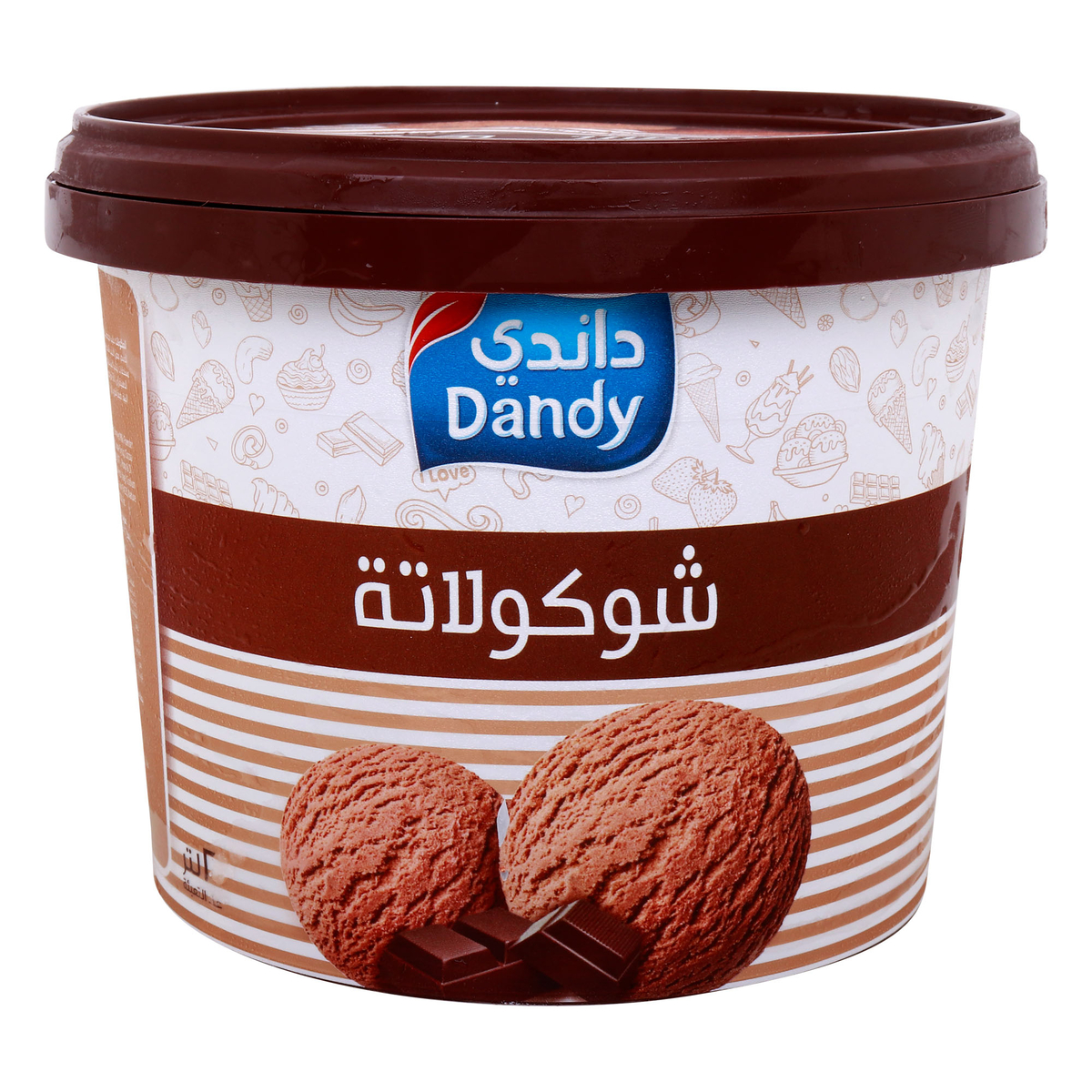 Dandy Chocolate Ice Cream 2 Litre