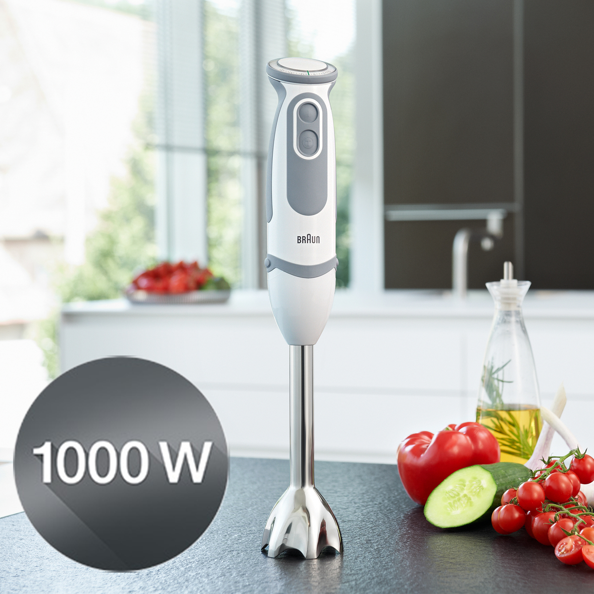 Braun Multi Quick Hand Blender, 1000W, White, MQ5235