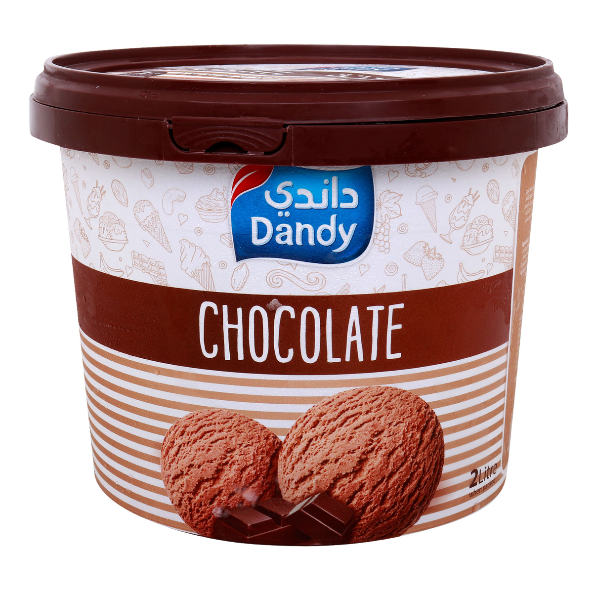 Dandy Chocolate Ice Cream 2 Litre