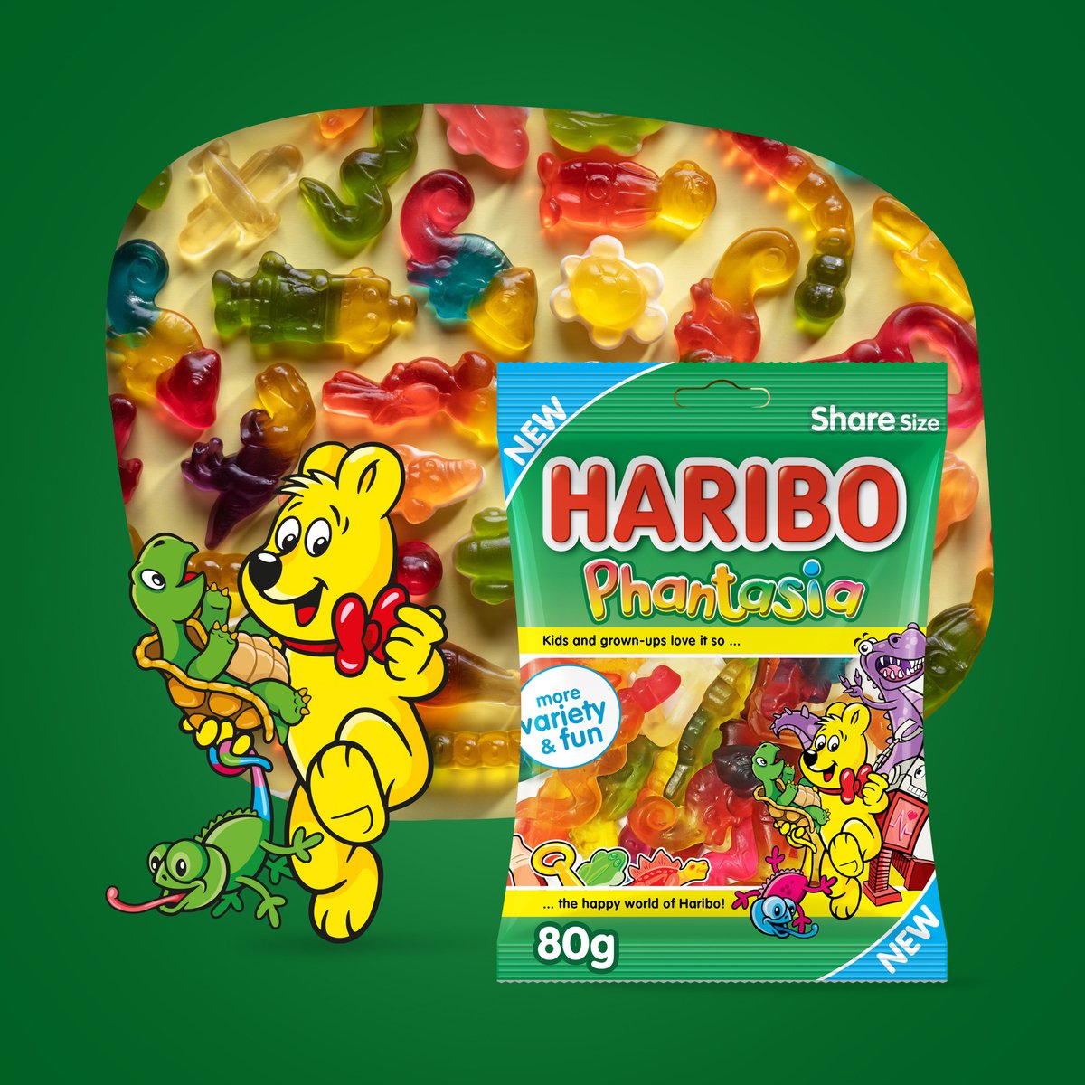 Haribo Phantasia Gummy Candy 80 g