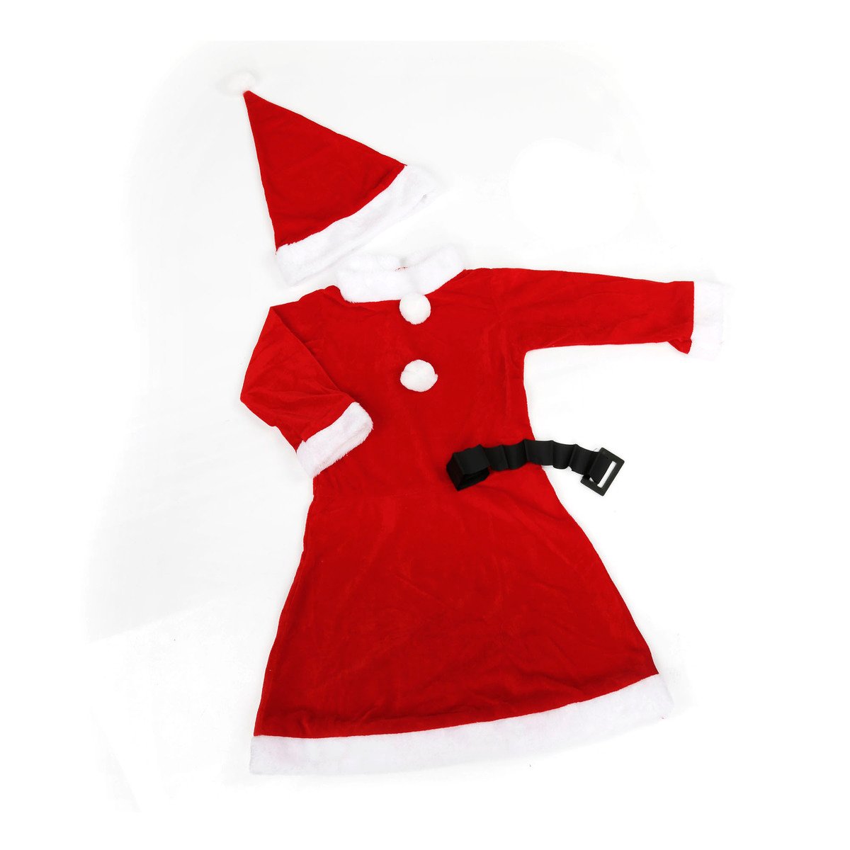 Party Fusion Xmas Girls Santa Costume 4-6 Year Old Kids Assorted