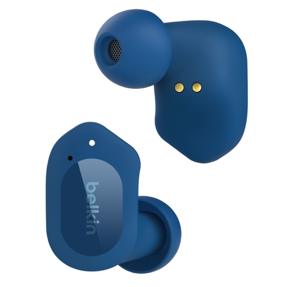 Belkin SOUNDFORM (TWS-C005)True Wireless Earbuds (Bluetooth Headphones with  Noise Isolation, Touch Controls, 24 Hours Playtime, Sweatproof) Wireless  Headphones, Bluetooth Earbuds,Blue Online at Best Price, Mobile Hands Free