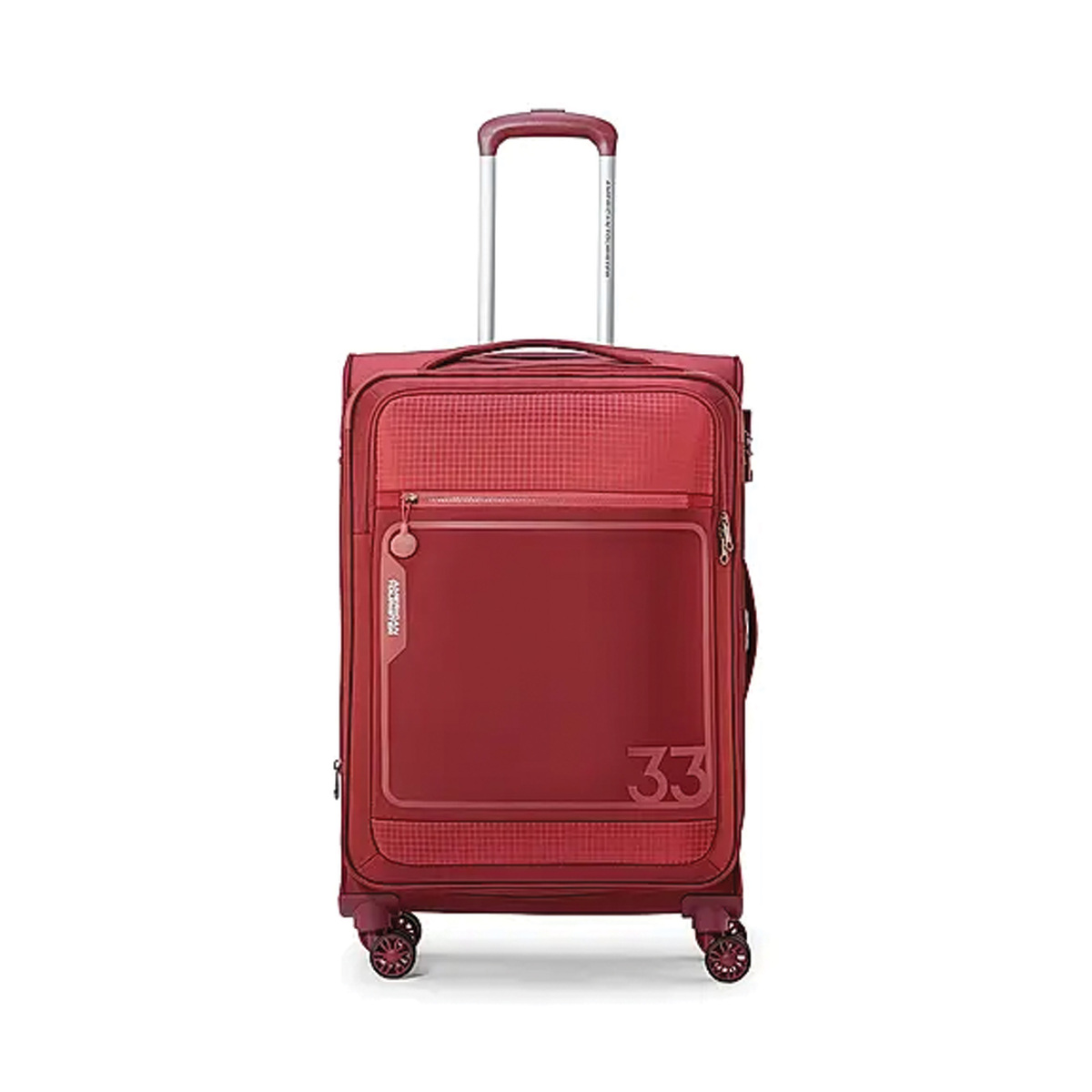 American Tourister Altair 4 Wheel Soft Trolley 70cm Red