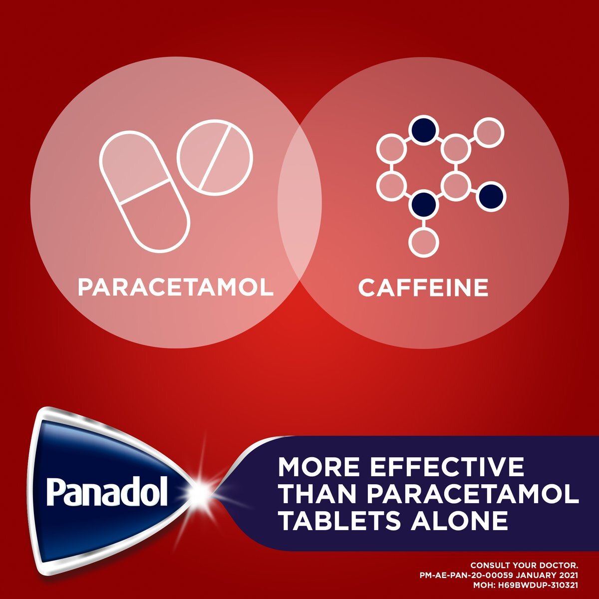 Panadol Extra with Optizorb 72 Tablets