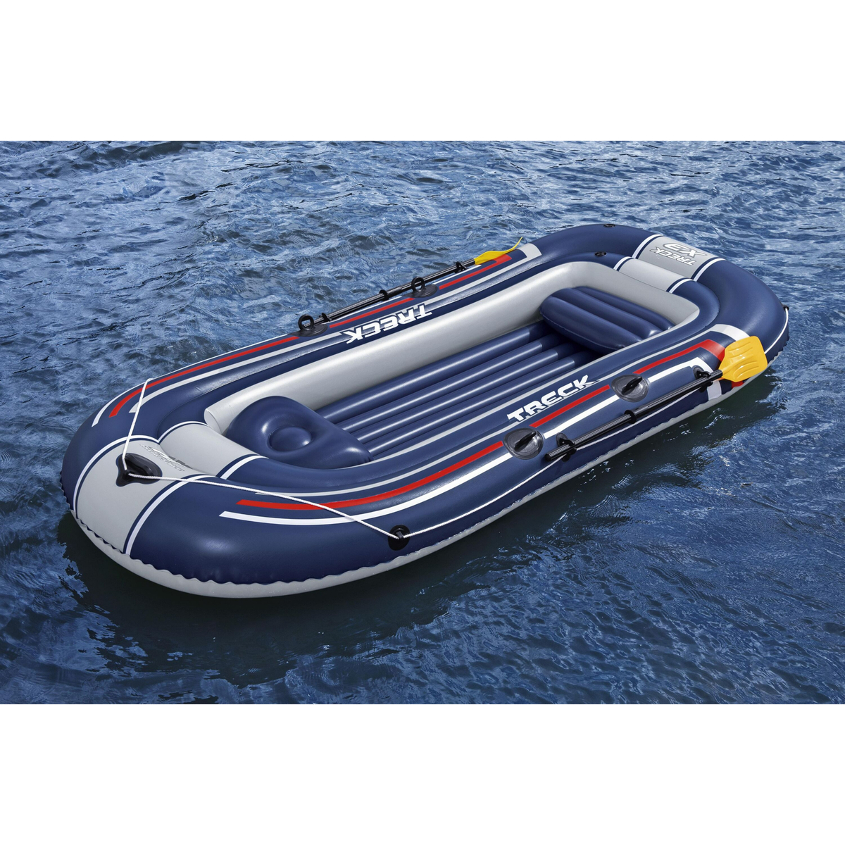 Bestway Hydro-Force Inflatable Boat Treck Set, 3.07 m x 1.26 m, 61110