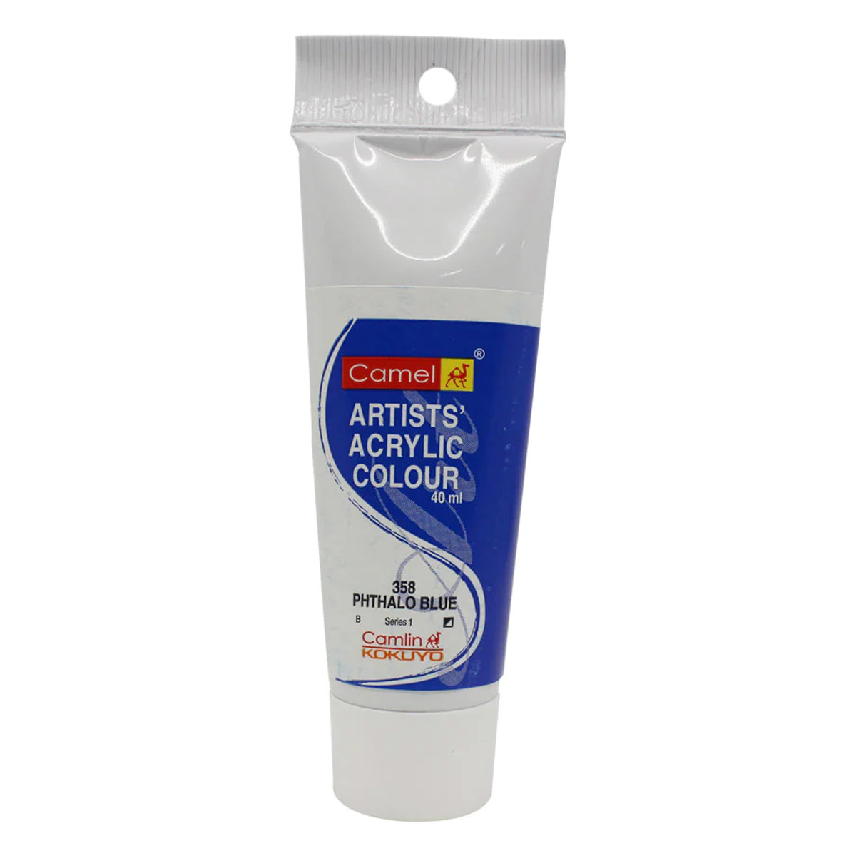 Camel Artist Acrylic Colour, 40 ml, Series 1, 358 Phthalo Blue