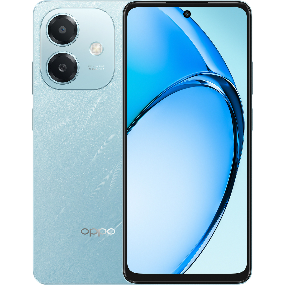 Oppo A3x 4G Dual SIM Smartphone, 4 GB RAM, 128 GB Storage, Ocean Blue