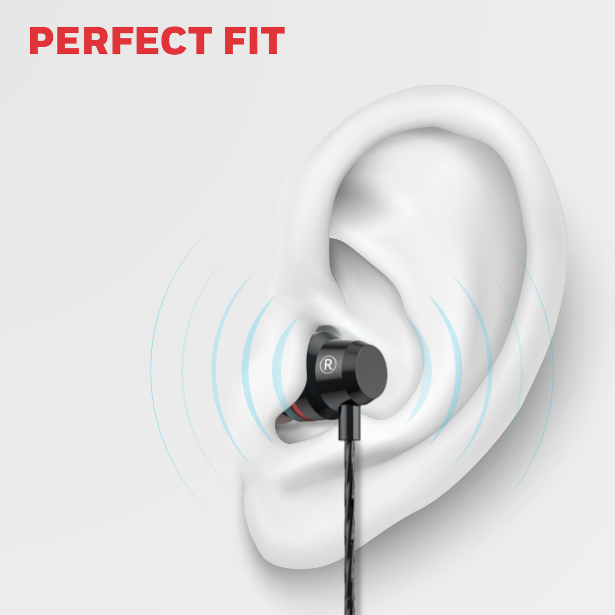 Honeywell Wired Earphones Suono P60 Black