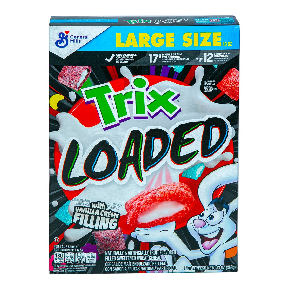 General Mills Trix Loaded with Vanilla Creme Filling 368 g