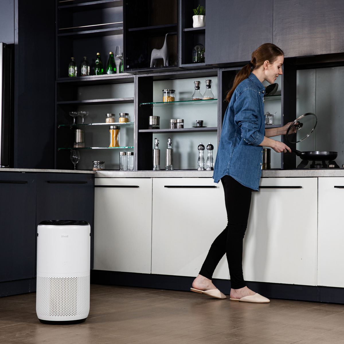 Levoit Smart Air Purifier, 83m² Room Coverage, White, Core 400S