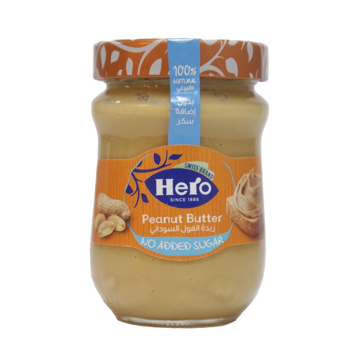 Hero No Added Sugar Peanut Butter 300 g