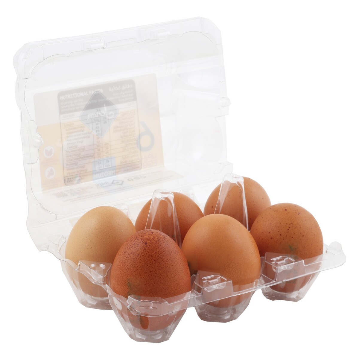 Jenan Brown Egg Medium 6 pcs