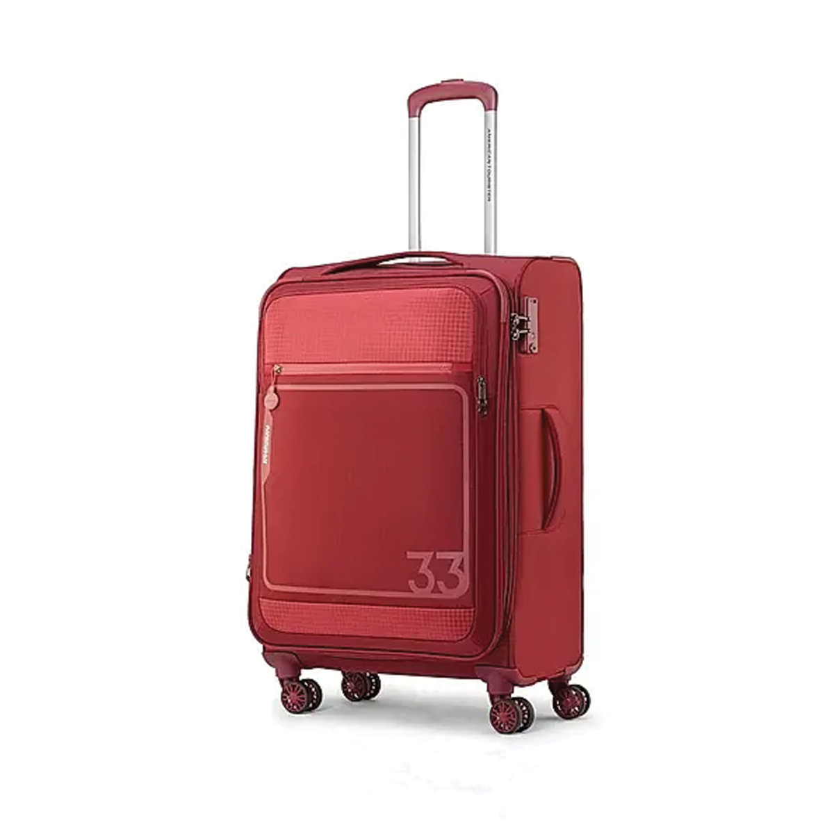 American Tourister Altair 4 Wheel Soft Trolley 70cm Red