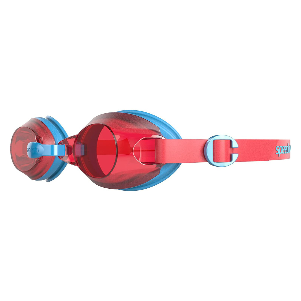 Speedo Jet V2 Goggle, Turquoise/Lava Red, 8-09298C106