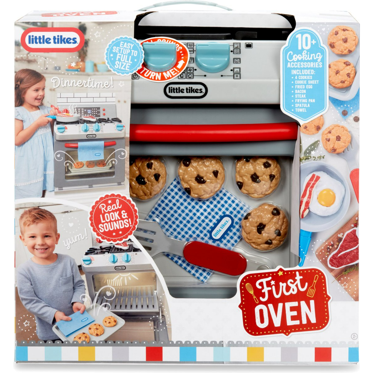 Little Tikes First Oven Sound & Light Functions Cooktop Playset, LIT-651403