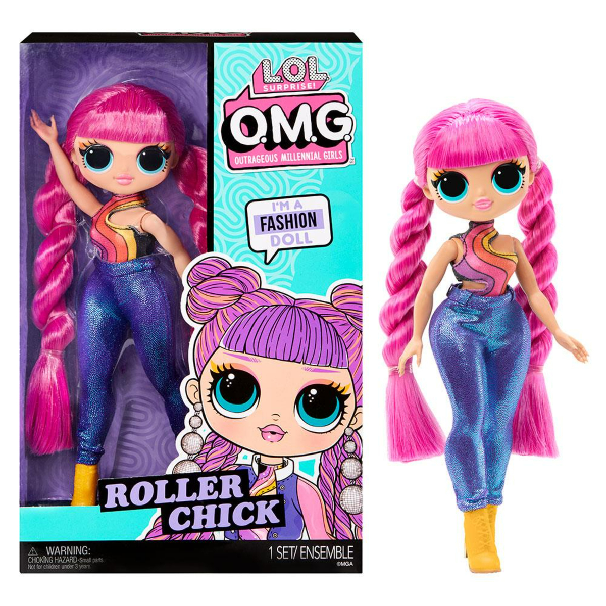 LOL Surprise OMG Roller Chick Doll, MGA-985778