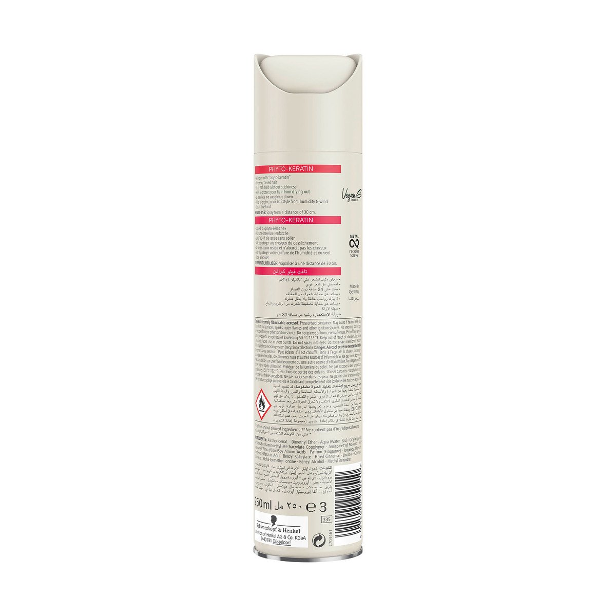 Taft Phyto-Keratin Hair Spray 250 ml