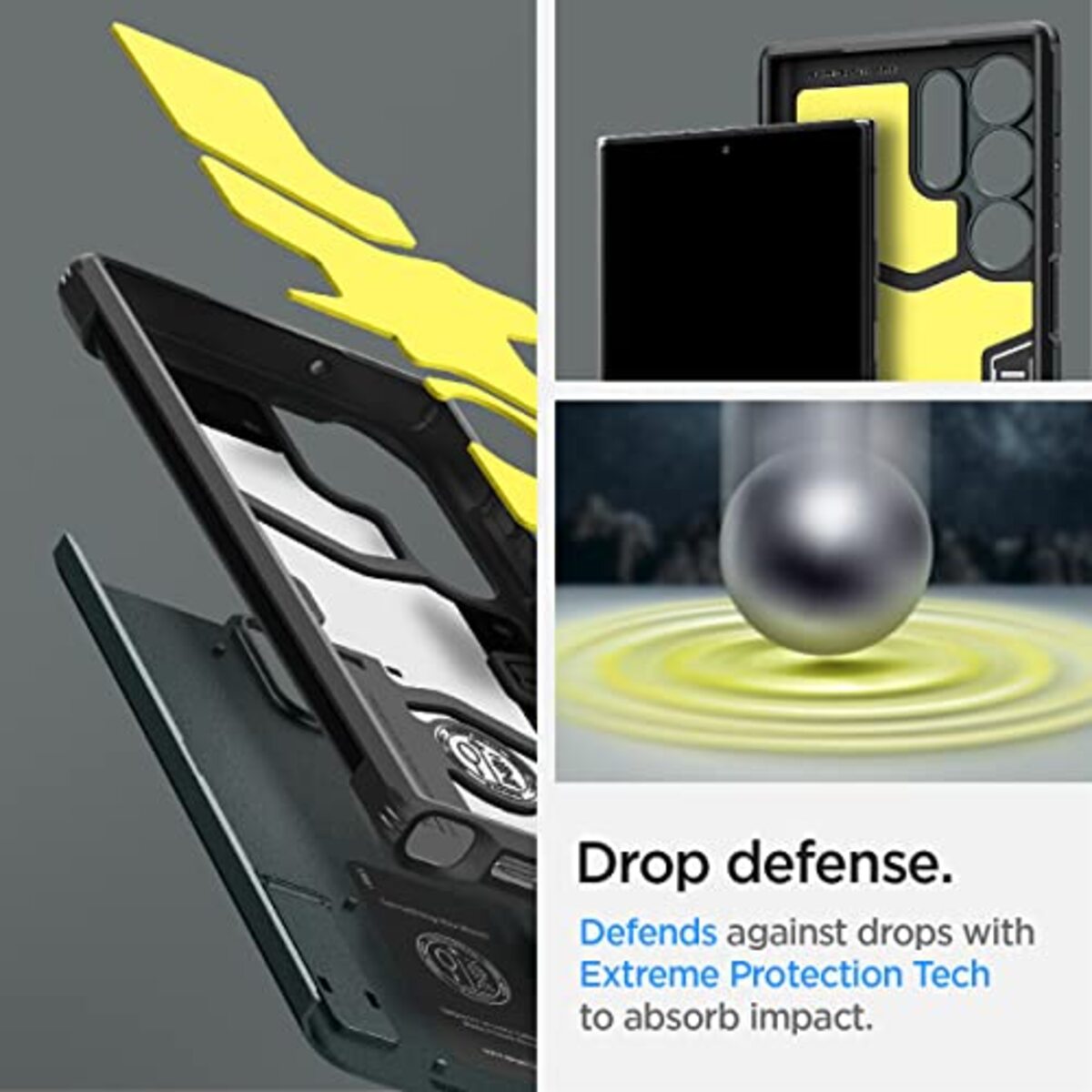Spigen Abyss Green Tough Armor Case - For Samsung Galaxy S23 Ultra