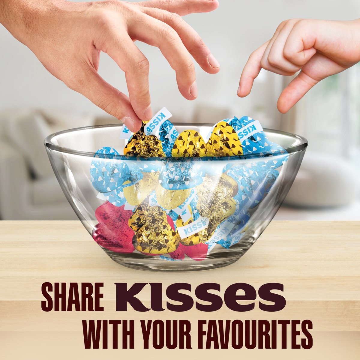 Hershey's Kisses Classic Selection 4 Flavours 100 g