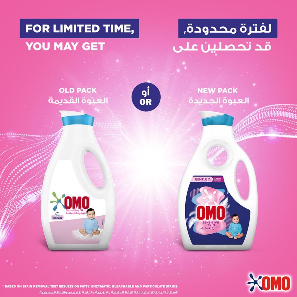 Omo Liquid Laundry Detergent For Sensitive Skin Value Pack 2 Litres