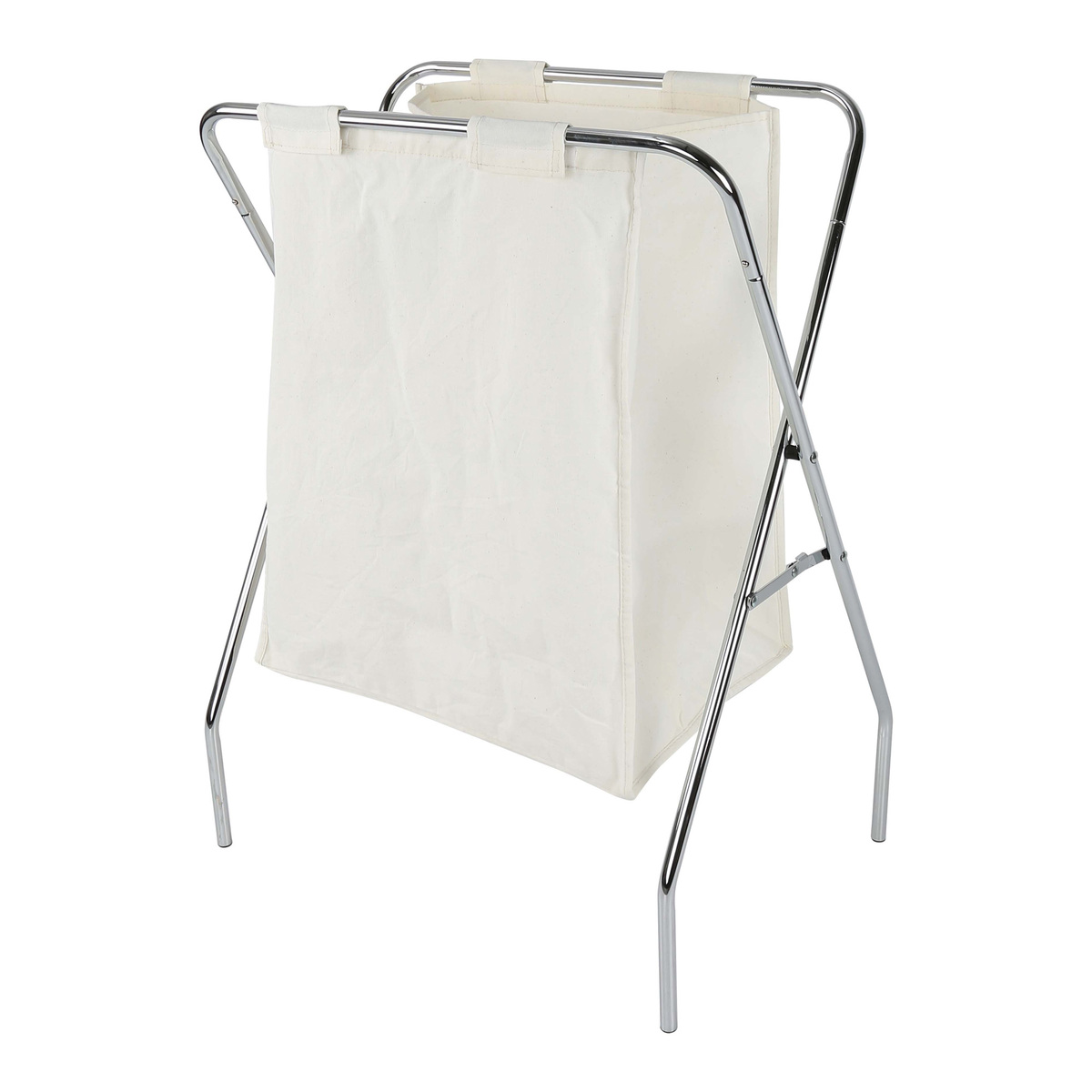 هوم سلة غسيل ملابس قابلة للطي، أبيض ، FW-7583-C