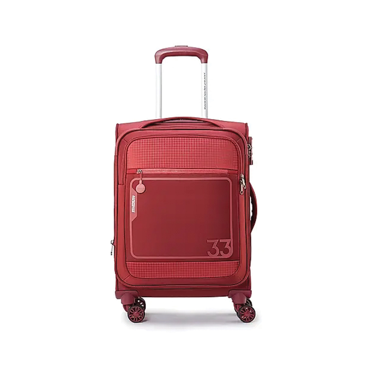 American Tourister Altair 4 Wheel Soft Trolley 59cm Red